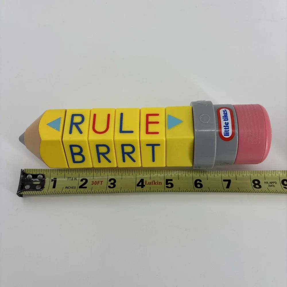 Vintage Little Tikes Learn Play 100 Words Spell Spin Electronic‎ Pencil Toy Only